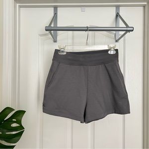 Cuts clothing women grey gray sweat shorts high waisted